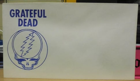 Grateful Dead Original Mail Order Ticket Envelope