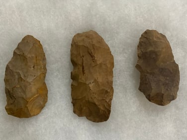 Ancient Native American Spear Tips (3)