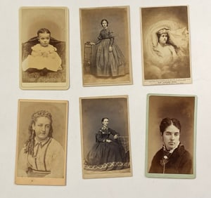 Civil War Era CDV Photo of Massachusetts Women
