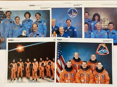 Nasa Space Shuttle Mission Flight Crew Photos (5)