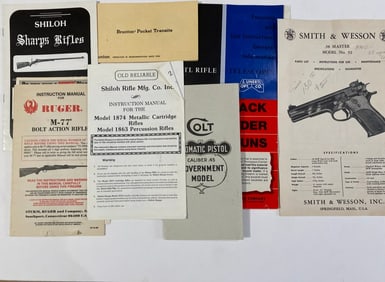 Vintage Winchester Remington Gun Rifle Manual Lot