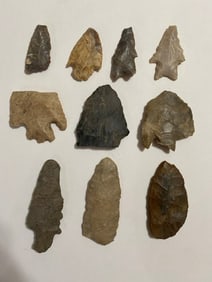 Native American Clovis New Mexico Spear Head Point