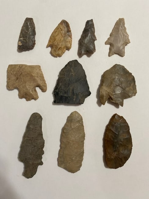 Native American Clovis New Mexico Spear Head Point (1 of 2)