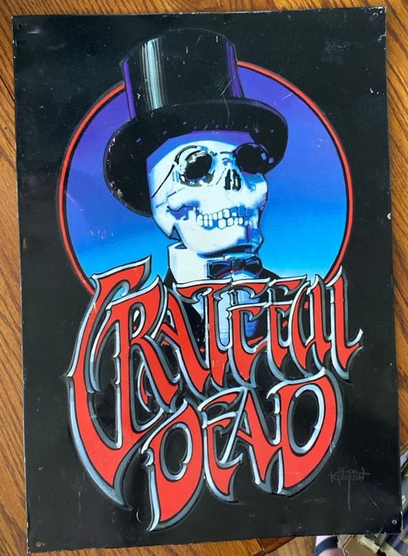 Grateful Dead Original Metal Sign (1 of 2)