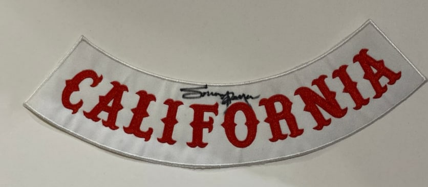 Sonny Barger Autographed Hells Angel California Vest Patch (1 of 1)