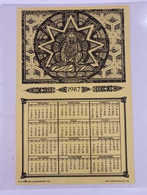 Grateful Dead 1987 Fan Art Calender