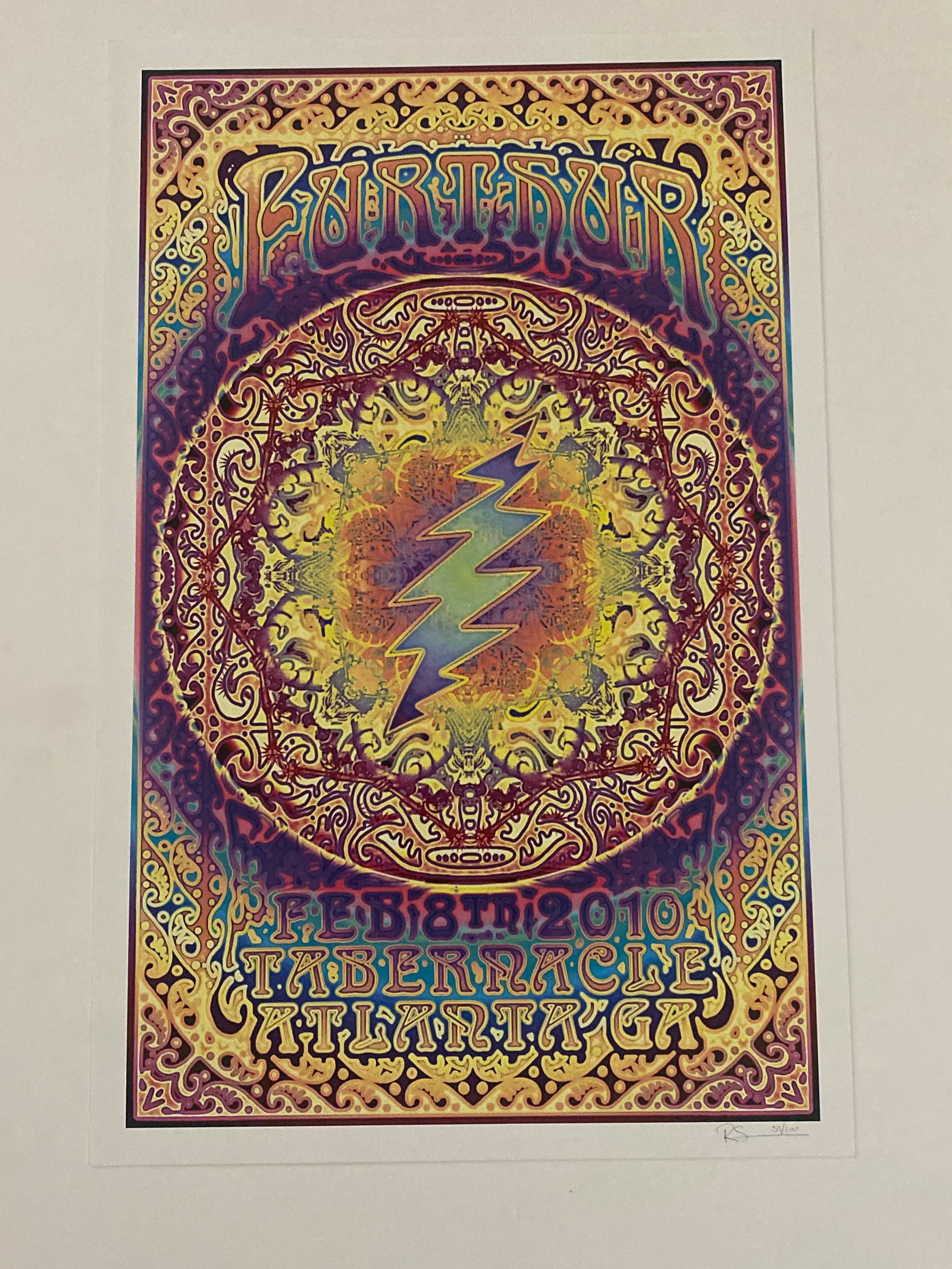 Phil Lesh Bob Weir Further 2010 Concert Poster Signed (1 of 2)