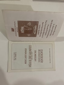 1970/1971 Filmore East Program
