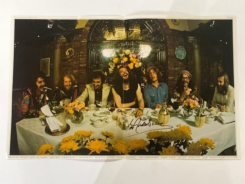 Ian Anderson Autographed Jethro Tull Poster (1 of 2)