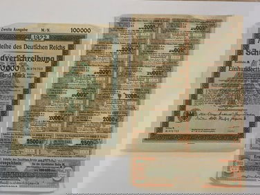 1922 German Anleihe Des Deutfchen Reichs