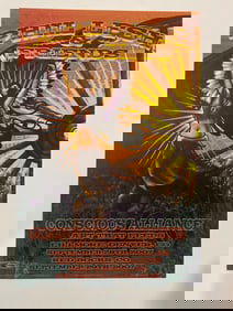 Phil Lesh & Friends R. Biffle Signed Conscious Alliance 2007 Concert Poster