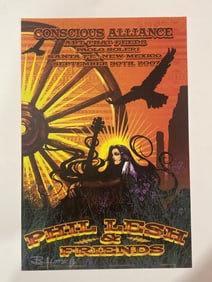 Phil Lesh & Friends R. Biffle Signed Conscious Alliance 2007 Concert Poster