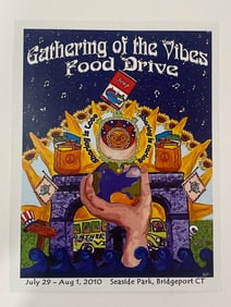 Gathering of The Vibes 2010 Food Drive Poster