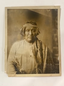 Tehuelche Man of Patagonia Orignal Photo