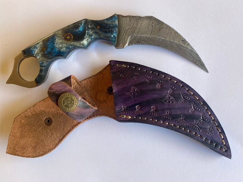 Custom Hand Made Knife: Discover exceptional craftsmanship with this exclusive liquidation sale of hand-made knives from MHS Cutlery. Renowned for precision, durability, and artisan quality, these knives are perfect for coll