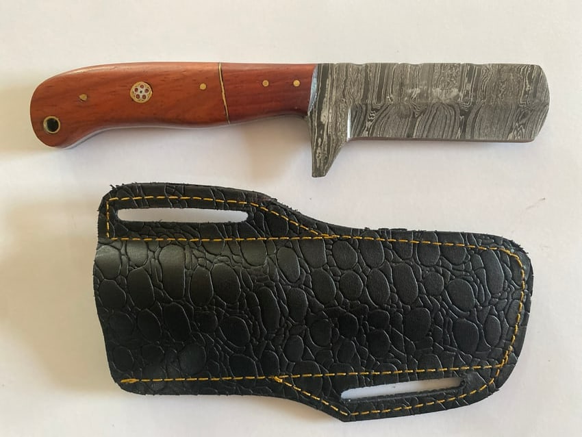 Custom Hand Made Damascus Steel Knife: Discover exceptional craftsmanship with this exclusive liquidation sale of hand-made knives from MHS Cutlery. Renowned for precision, durability, and artisan quality, these knives are perfect for coll