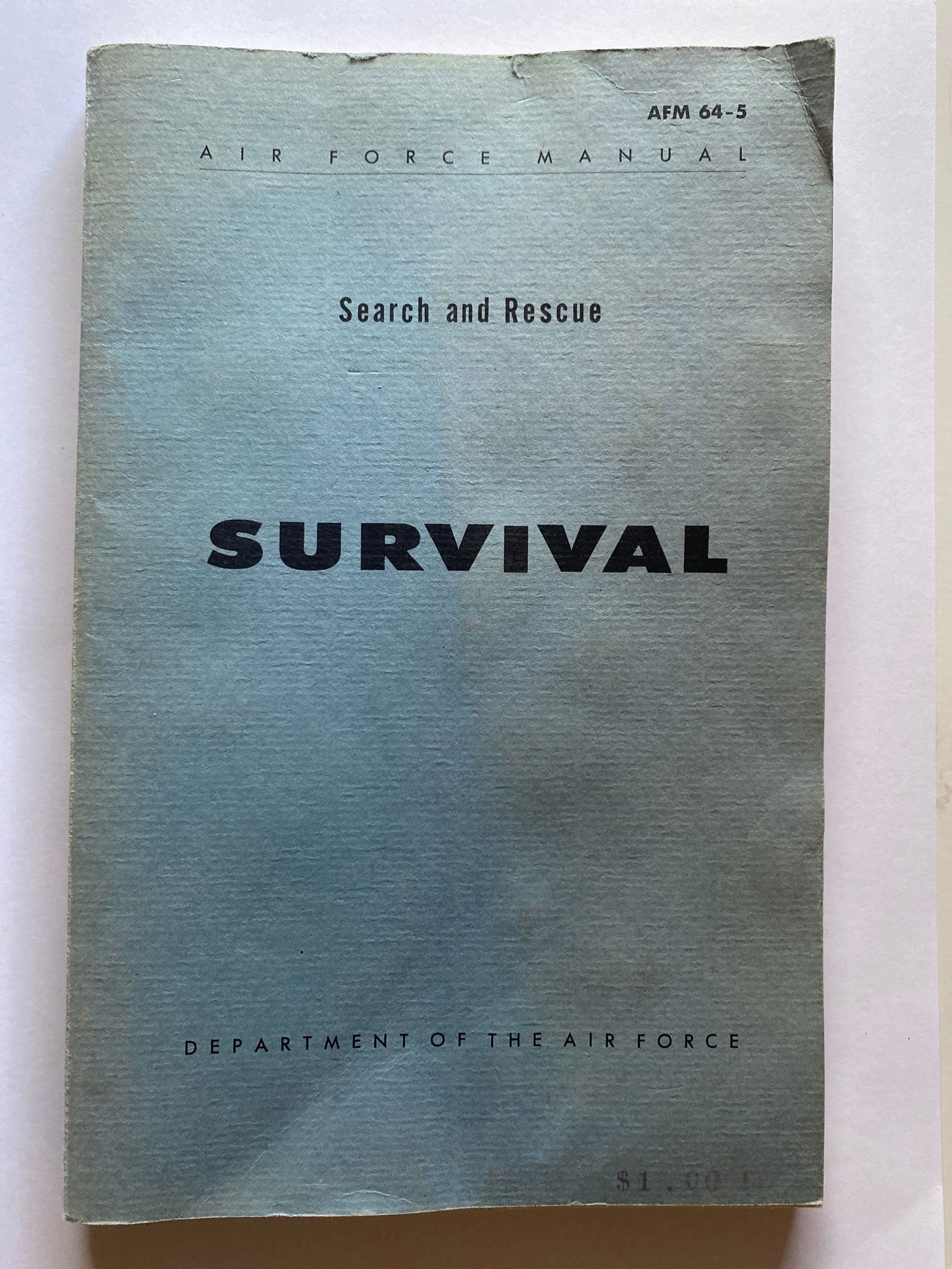 US Air Force Search and Rescue Survival Manual (1 of 2)