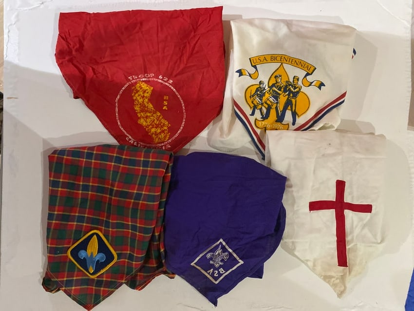 Boy Scouts of America Vintage Handkerchief Lot: Up for auction is a unique Boy Scouts of America Vintage Handkerchief Lot , featuring a selection of authentic, collectible handkerchiefs that showcase the rich history and tradition of scouting. Thes