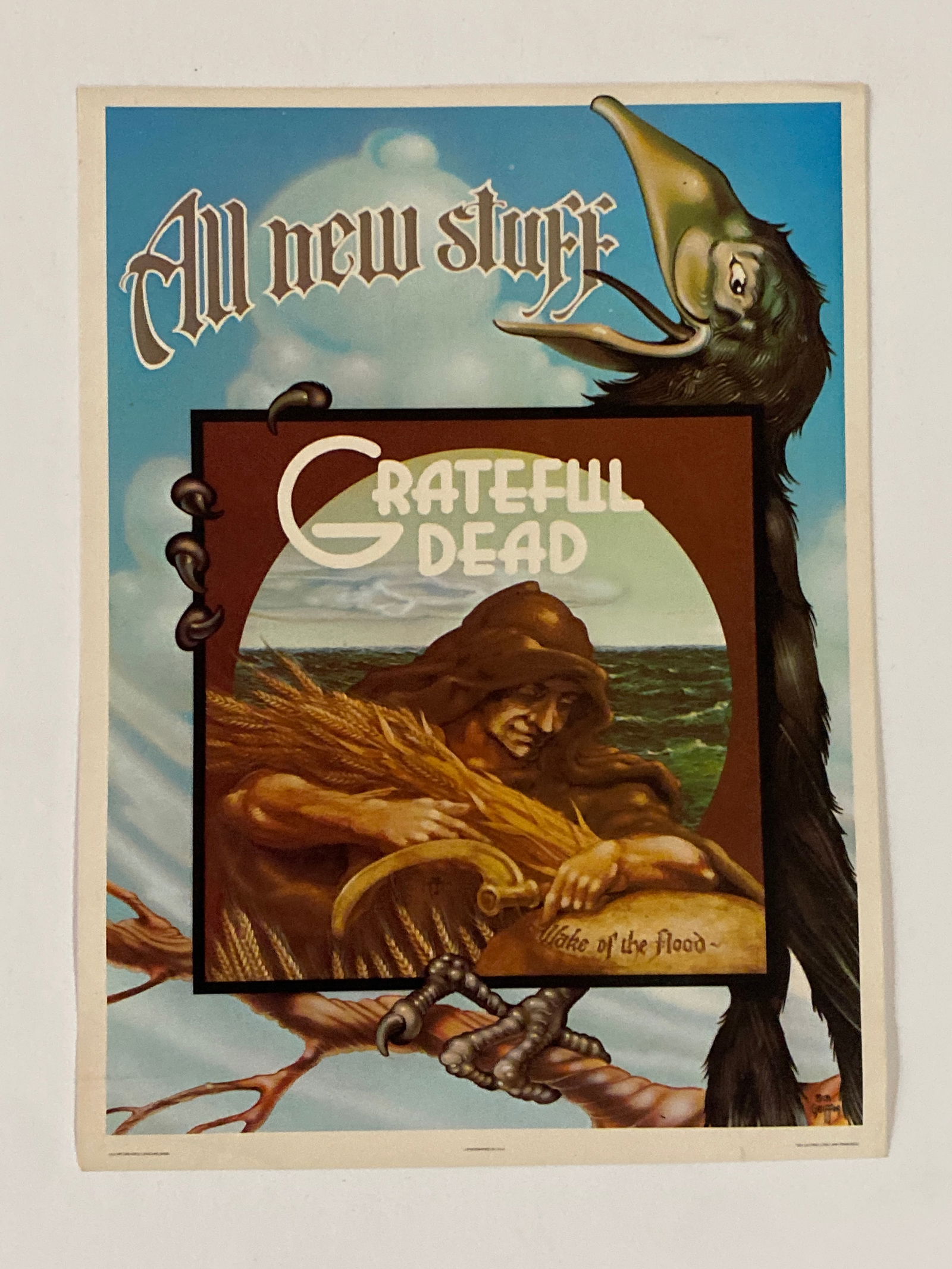 Grateful Dead Productions Wake of The Flood Postcard (1 of 2)