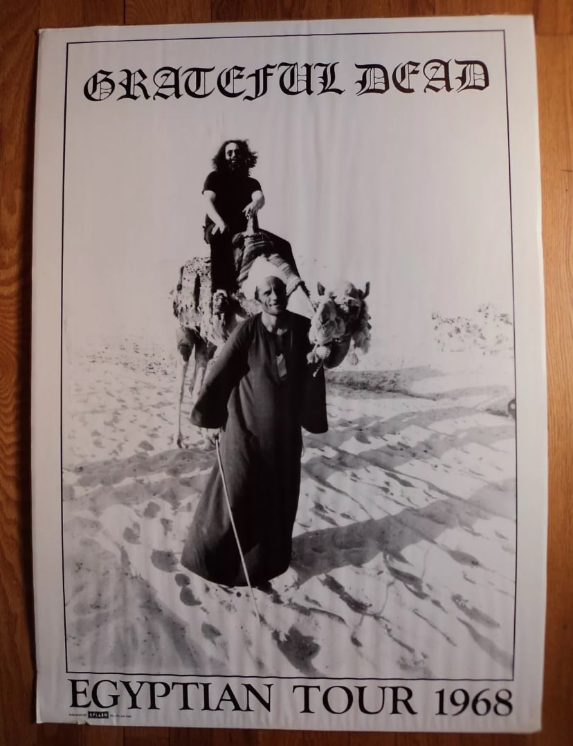 Grateful Dead 1978 Egypt Concert Poster 1st Printing Misprint (1 of 1)