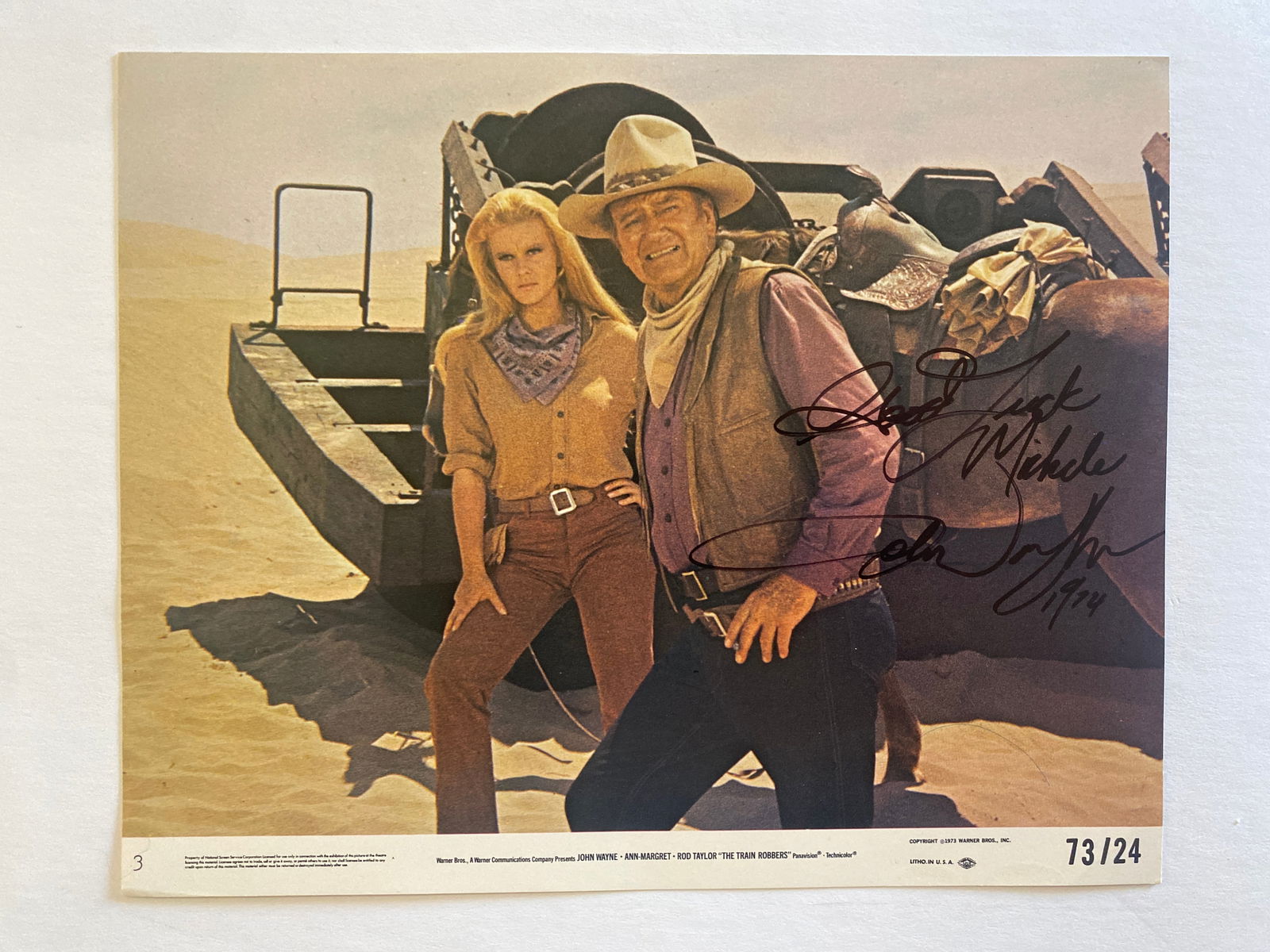 John Wayne Autographed Photo (1 of 1)