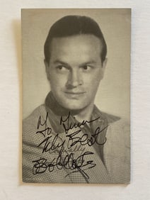 Bob Hope Autographed Photo