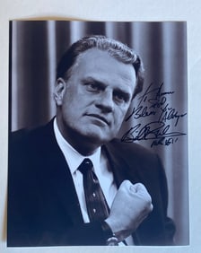Reverend Billy Graham Autographed Photo