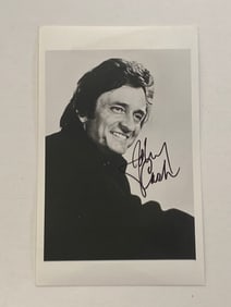 Johnny Cash Autographed Photo