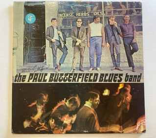 Paul Butterfield Autographed Record Album