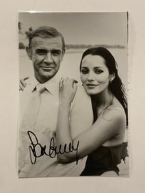 Sean Connory Autographed James Bond Movie Photo