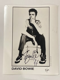 David Bowie Autographed Photo