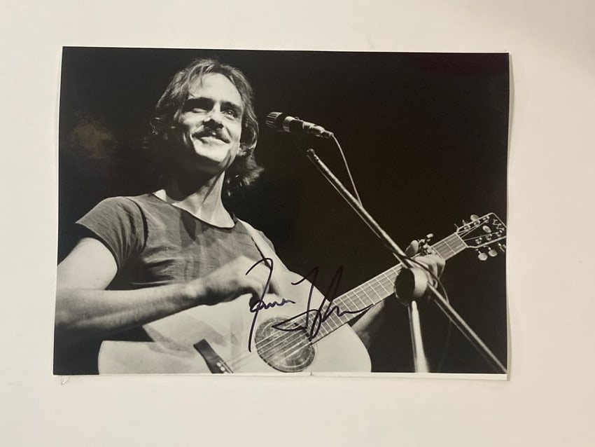 James Taylor Autographed Photo (1 of 1)