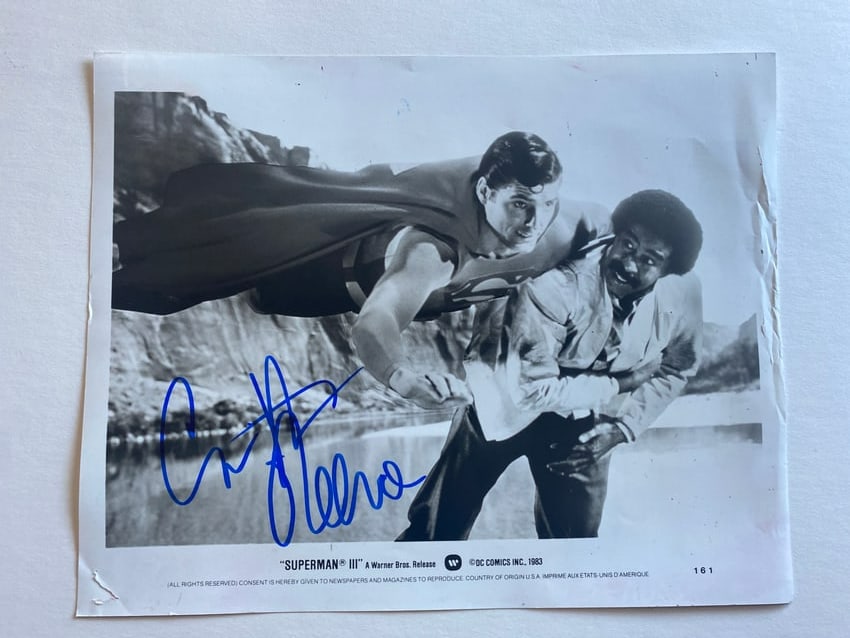 Christopher Reeves Autographed Superman Movie Photo (1 of 1)
