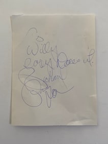 Richard Pryor Autographed Note