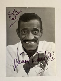 Sammy Davis Jr Autographed Photo