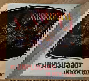 Nirvana 1994 MTV Unplugged Poster 1st Printing