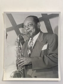 Coleman Hawkins original Popsie jazz photograph