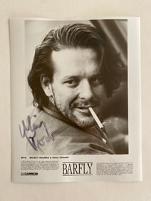 Mickey Rourke Autographed Photo