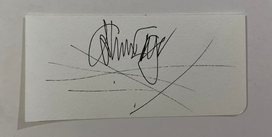 John Cage Autographed & Drawing