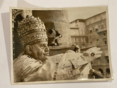 Pope John XXIII Autographed Photo