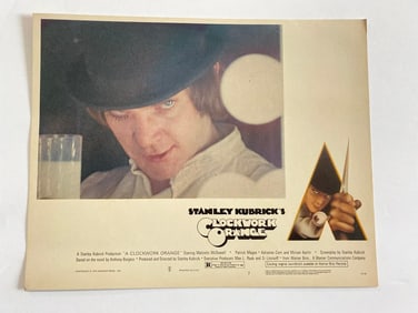 Stanley Kubrick Clockwork Orange Lobby Card