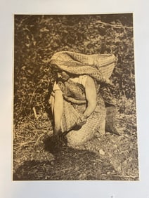 Edward S Curtis Native American Photograph of Old Native American Women
