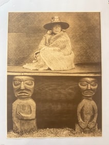 Edward S Curtis Native American Photograph of Old Native American Women