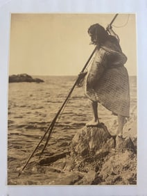 Edward S Curtis Native American Photograph of Old Native American Women