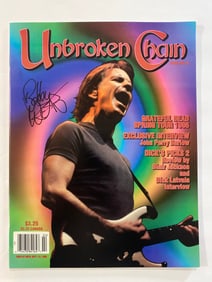 Bob Weir Autographed Unbroken Chain Magazine