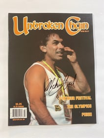Mickey Hart Autographed Unbroken Chain Magazine