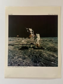 NASA Original Apollo 11 Moon Landing Photo