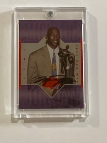 Michael Jordan Autographed Basketball Card