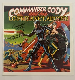 Commander Cody Autographed Poster