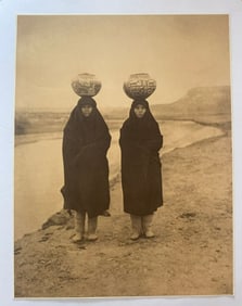 Edward S Curtis Native American Photograph of Old Native American Women